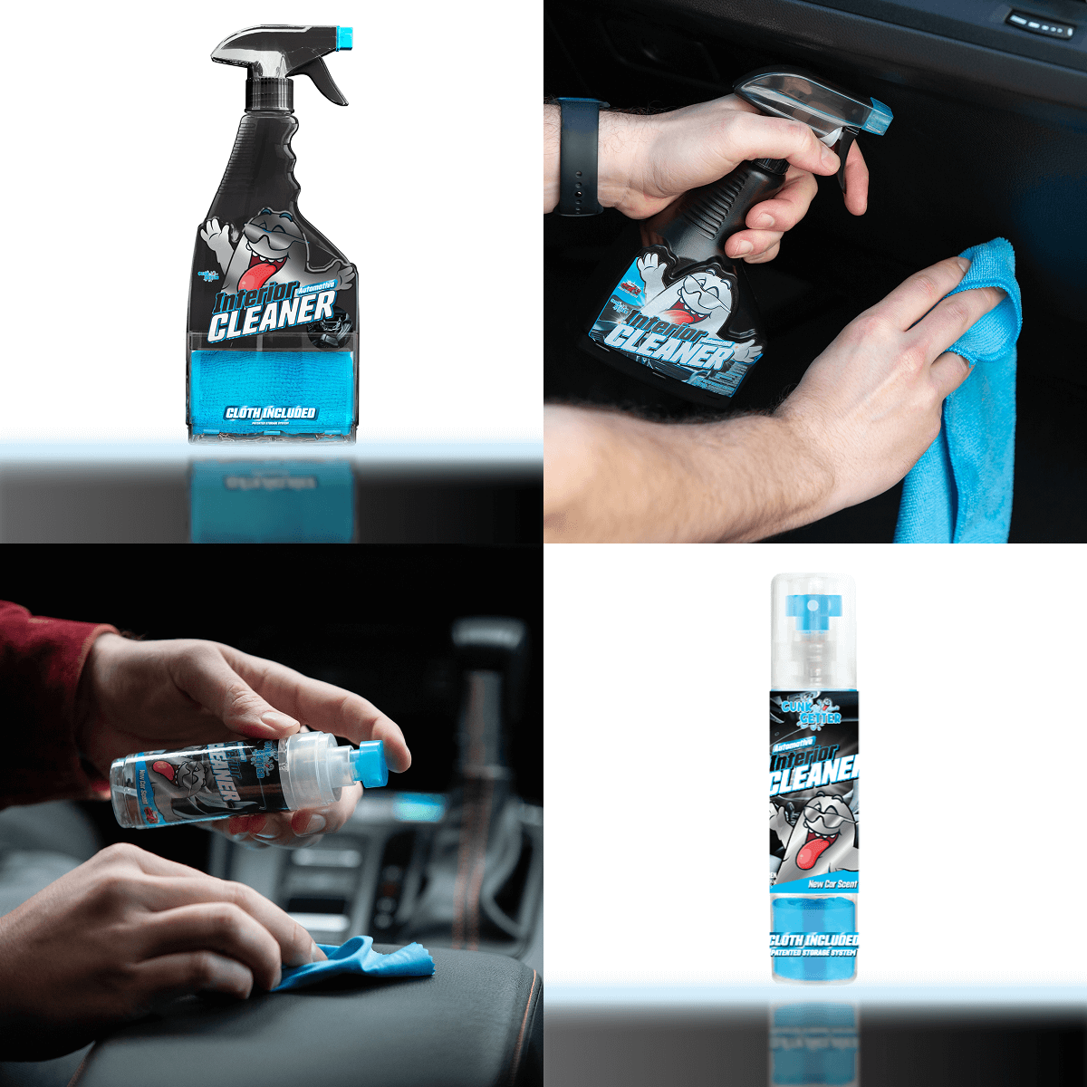 Auto Detailing Starter Kit (Interior & Exterior Care) - Gunk Getter Gunk Getter Gunk Getter