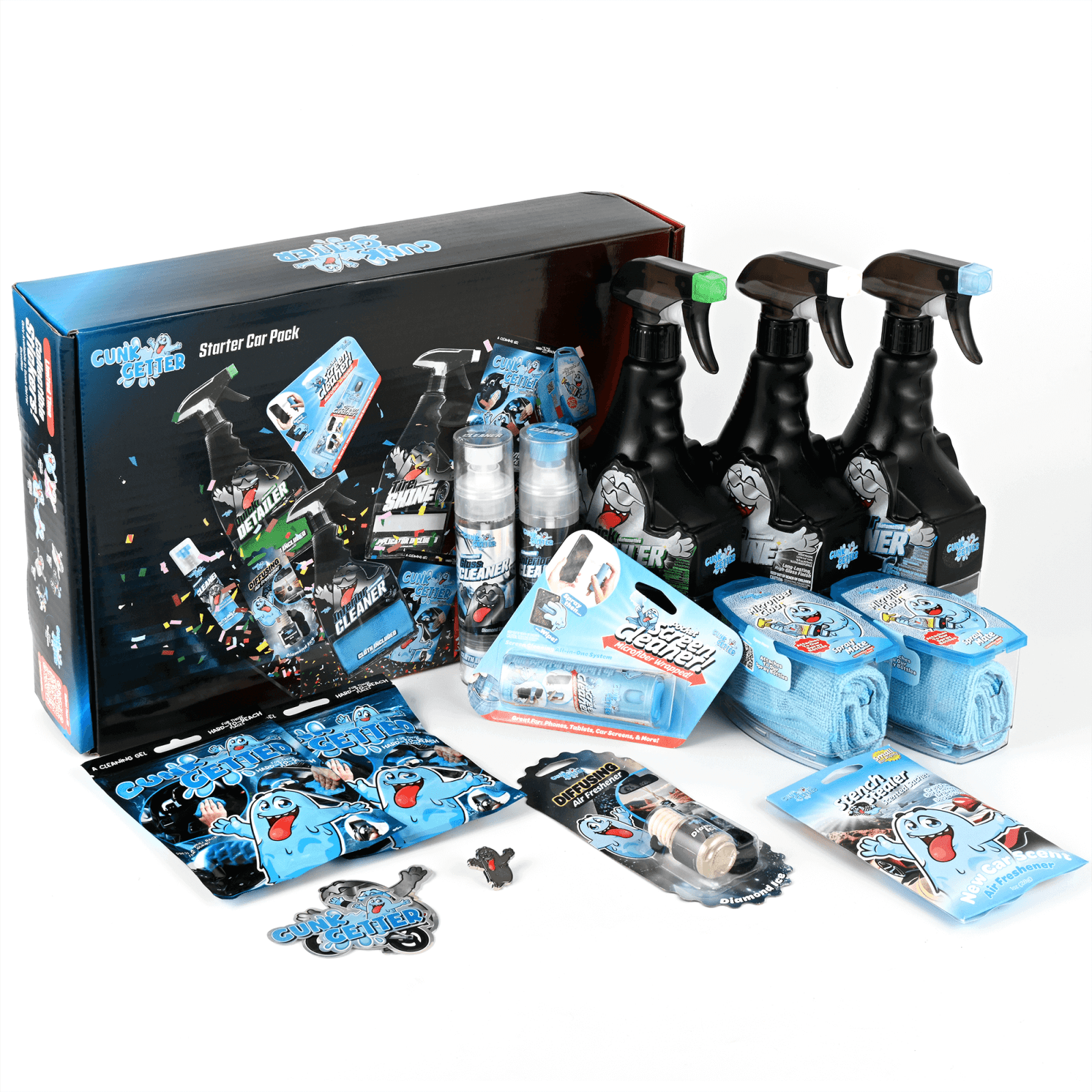 Auto Detailing Starter Kit (Interior & Exterior Care) - Gunk Getter Gunk Getter Gunk Getter