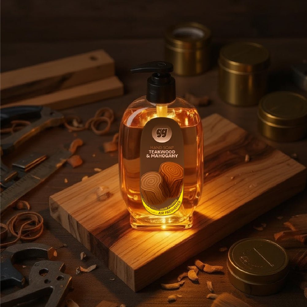 Teakwood & Mahogany - Complete Scent Set (Dispenser + Refills) - Gunk Getter Gunk Getter Gunk Getter