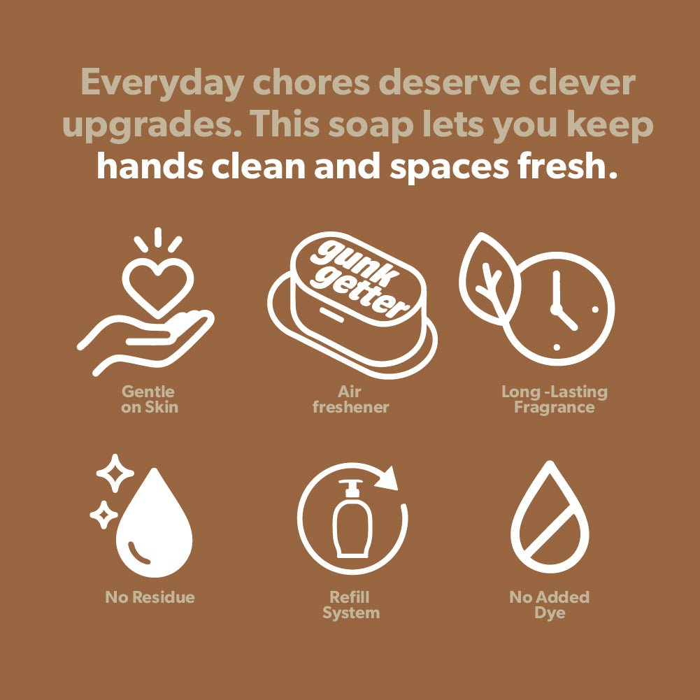 Teakwood & Mahogany - Complete Scent Set (Dispenser + Refills) - Gunk Getter Gunk Getter Gunk Getter