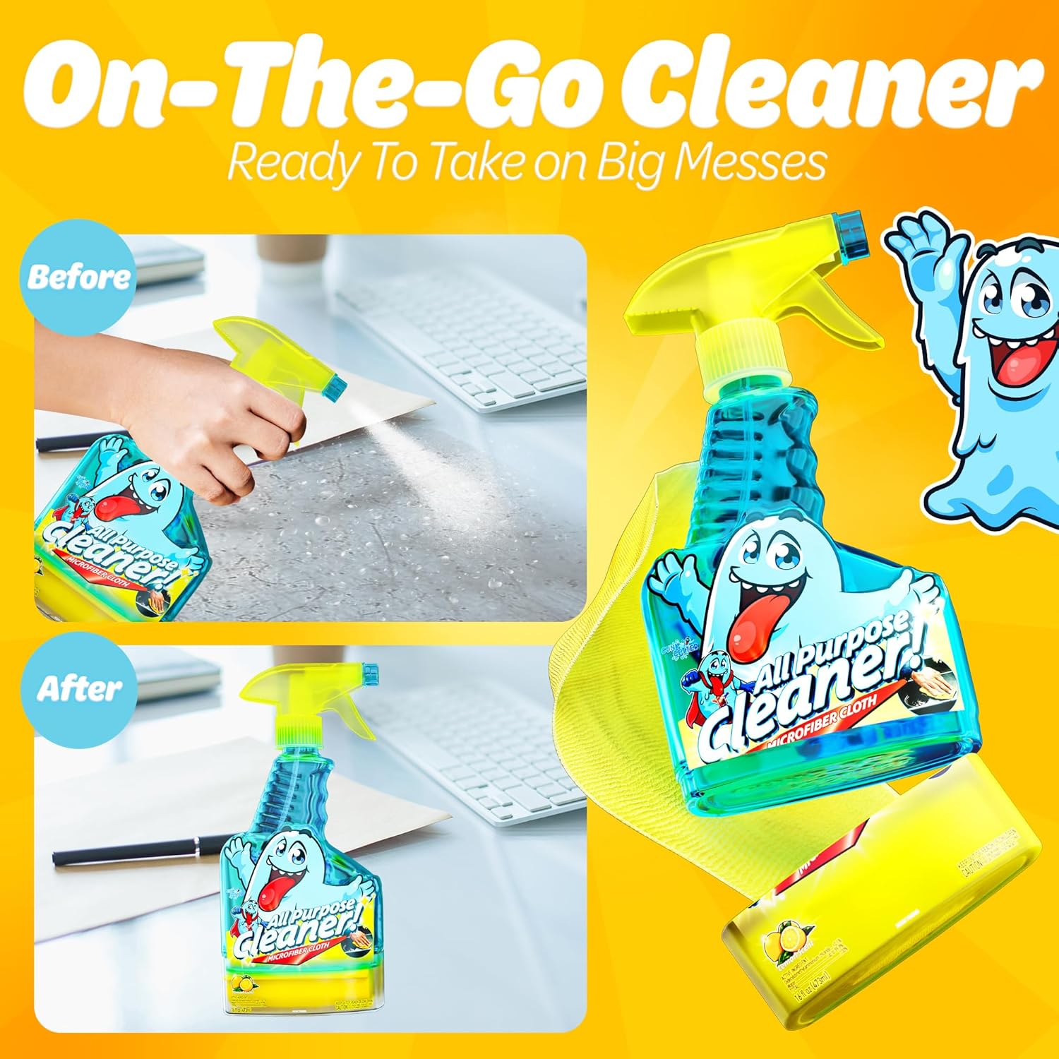 WHOLESALE CASE 12 Units - All Purpose Cleaner (16oz) - Gunk Getter Commercial Gunk Getter Gunk Getter