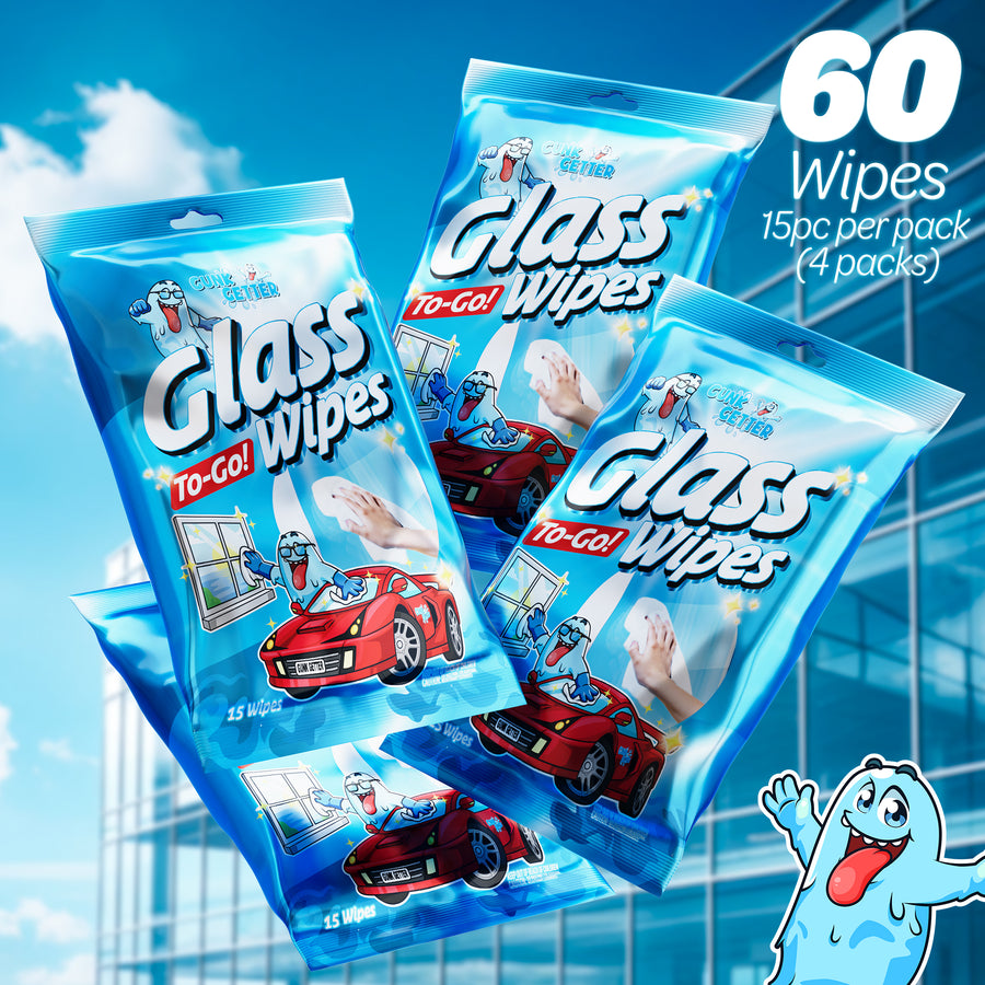 To-Go Wipes (Glass Cleaner) , 4 Pack