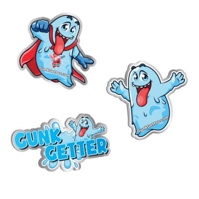 Exclusive Stickers - 3 Pack - Gunk Getter Gunk Getter Gunk Getter