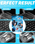 Gunk Getter 12 Pack Cleaning Gel for Those Hard to Reach Places, Automotive Cup Holder Electronic Keyboard Office, Slime Gel Cleaner Dust Crumb Removal (Resealable Pouch, Blue, 3oz) - Gunk Getter Cleaning Gel Gunk Getter Gunk Getter