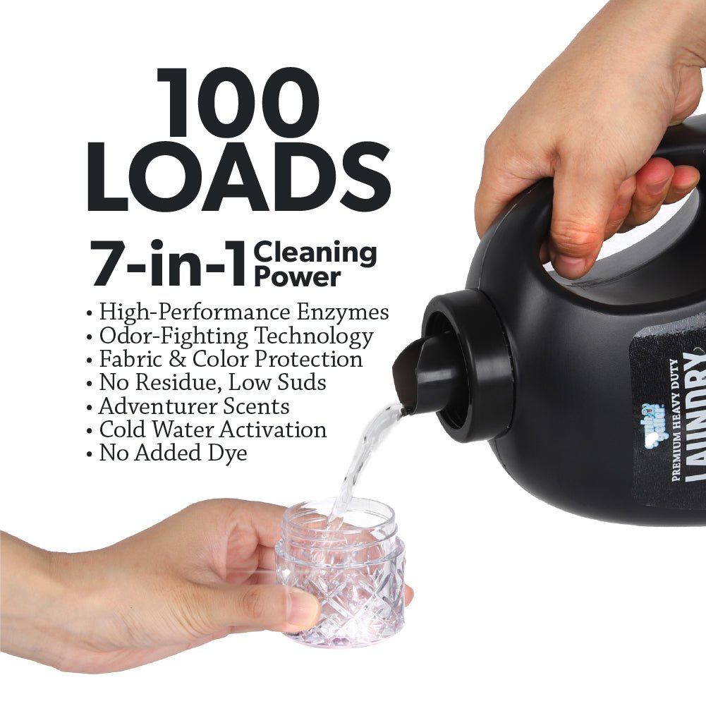 Gunk Getter Heavy Duty Premium Laundry Detergent + Built - In Dryer Sheets (100 Loads) - ORBITAL DRIFT - Gunk Getter Gunk Getter Gunk Getter