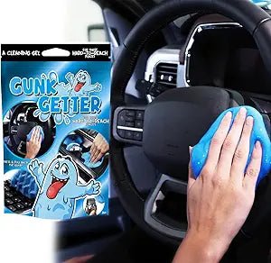 Gunk Getter PeerBasics, Cleaning Gel for Those Hard to Reach Places, Automotive Cup Holder Electronic Keyboard Office, Slime Gel Cleaner Dust Crumb Removal (Resealable Pouch, Blue, 3oz) - Gunk Getter Travel Spray Bottle Gunk Getter Gunk Getter
