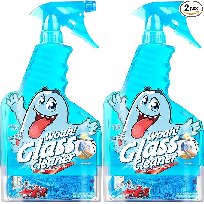 Gunk Getter - Spray Bottle With Microfiber Cap - Glass Cleaner 16oz (2 Pack) - Gunk Getter Home Starter Collection Gunk Getter Gunk Getter