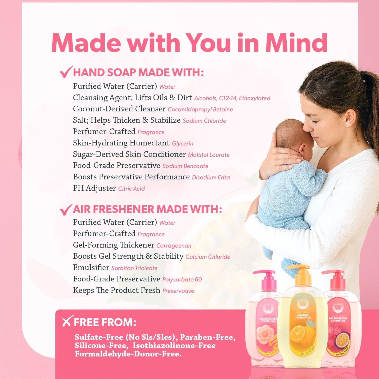 Hand Soap + Hidden Air Freshener — Discovery Set (3 Scents) 2 - Gunk Getter Gunk Getter Gunk Getter