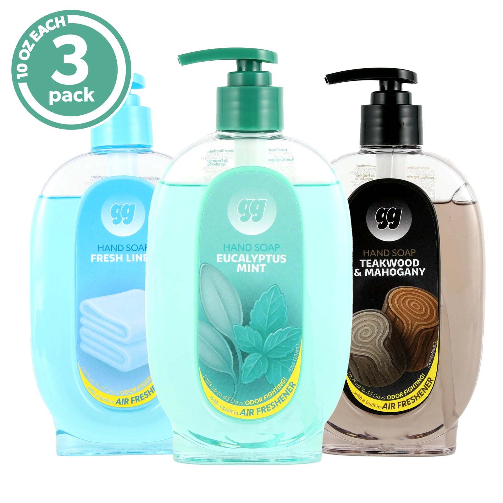 Hand Soap + Hidden Air Freshener — Discovery Set (3 Scents) - Gunk Getter Gunk Getter Gunk Getter