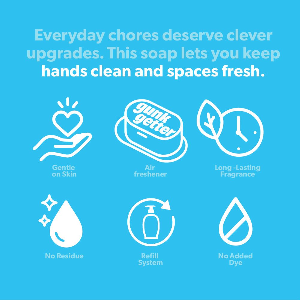 Hand Soap + Hidden Air Freshener — Discovery Set (3 Scents) - Gunk Getter Gunk Getter Gunk Getter