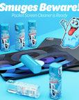 WHOLESALE CASE 54 Units - Pocket Screen Cleaner - Gunk Getter Commercial Gunk Getter Gunk Getter