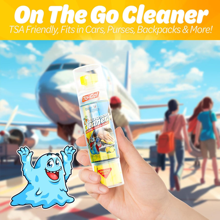 WHOLESALE CASE 54 Units - Travel All Purpose Cleaner (Lemon) - Gunk Getter Commercial Gunk Getter Gunk Getter