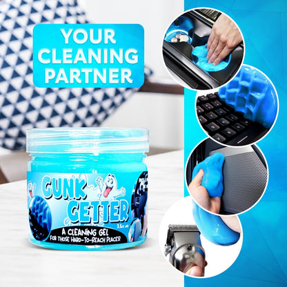 Cleaning Gel (Jar) 3.5oz, 1 Pack - Gunk Getter Cleaning Gel Gunk Getter Gunk Getter