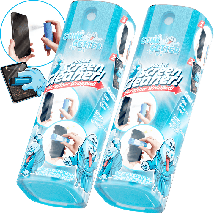 Pocket Screen Cleaner, 2 Pack - Gunk Getter Pocket Screen Cleaner Gunk Getter Gunk Getter