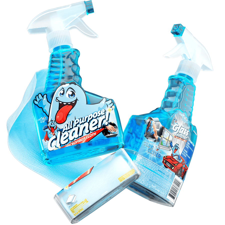 Spray Bottle 16oz (All Purpose Cleaner - Fresh) , 2 Pack - Gunk Getter Spray Bottle 16oz Gunk Getter Gunk Getter