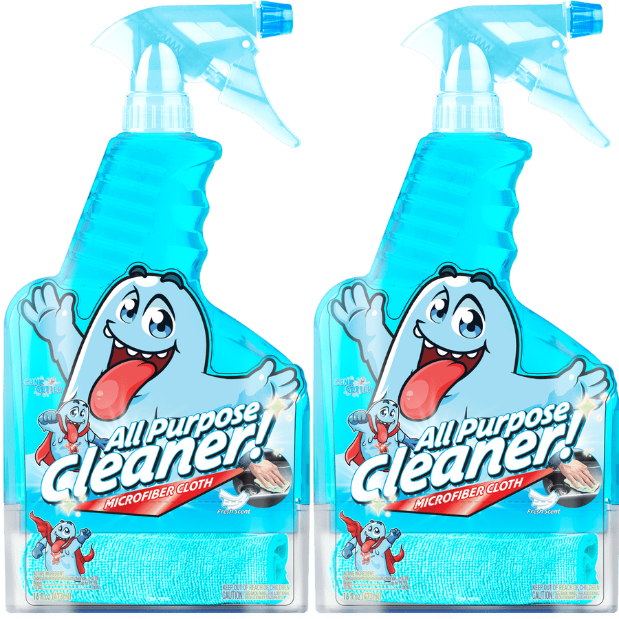 Spray Bottle 16oz (All Purpose Cleaner - Fresh) , 2 Pack - Gunk Getter Spray Bottle 16oz Gunk Getter Gunk Getter