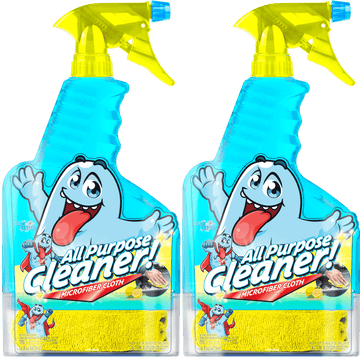 Spray Bottle 16oz (All Purpose Cleaner - Lemon) , 2 Pack - Gunk Getter Spray Bottle 16oz Gunk Getter Gunk Getter