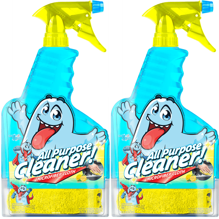 Spray Bottle 16oz (All Purpose Cleaner - Lemon) , 2 Pack - Gunk Getter Spray Bottle 16oz Gunk Getter Gunk Getter